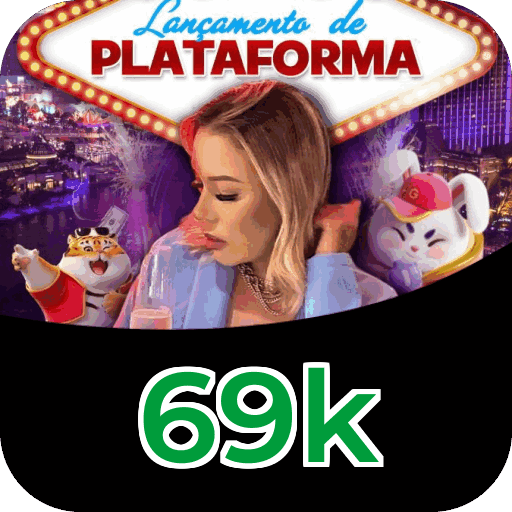 Plataforma 69k mostrando interface moderna, jogos certificados e recursos de segurança licenciados